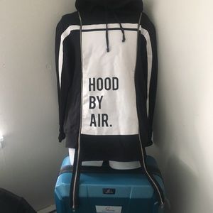 Hood By Air Double-Zip Drawstring Hoodie
